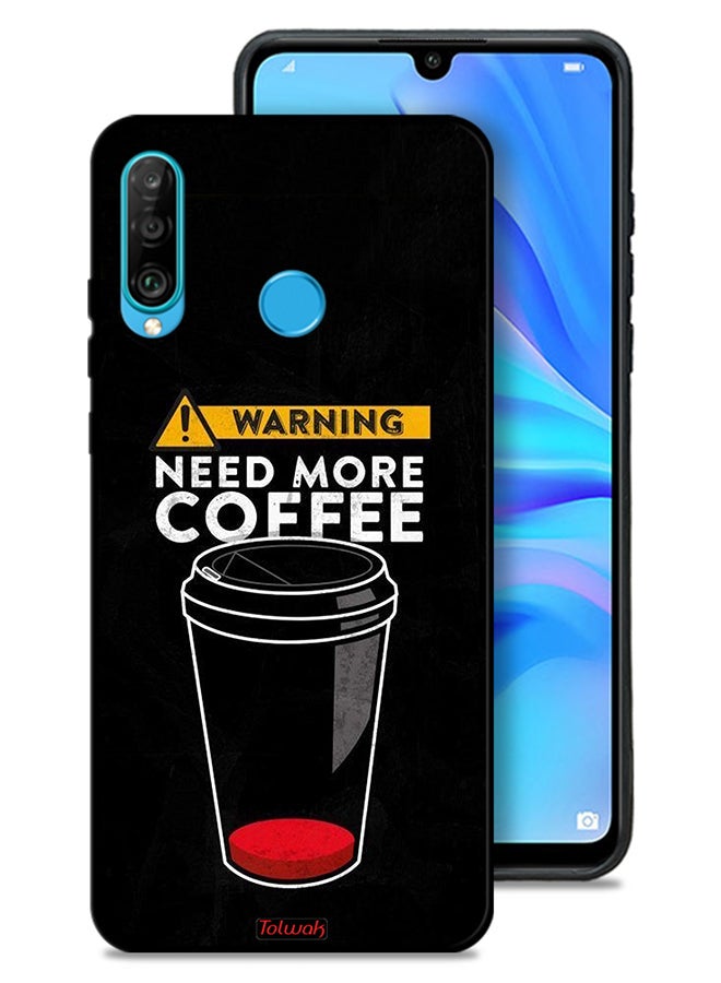 Tolwak Huawei nova 4e Protective Case Cover Need More Coffee - Image 1