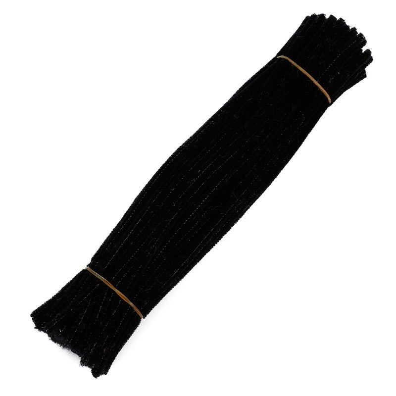 Shake tone with encryption twist stick creative handmade DIY twist stick flower lotus flower lamp jewelry material Black