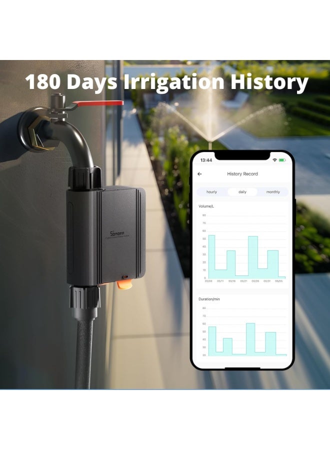 سونوف مؤقت ري 3.0 من زيجبي، مؤقت مياه ذكي للري، مؤقت للرش، مؤقت خرطوم نظام الري التلقائي للعشب والحديقة، تحكم عن طريق التطبيق، متوافق مع اليكسا، جوجل هوم، SWV-BSP - Image 2