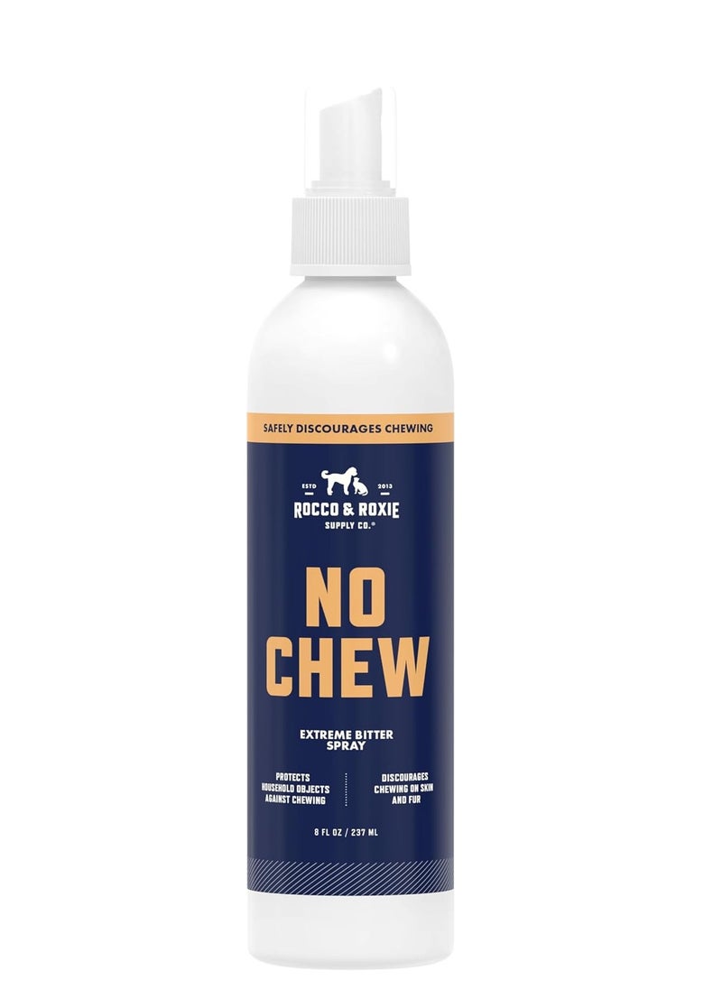 Rocco & Roxie Supply Co - Rocco & Roxie No Chew Spray for Dogs, More Yuck Than Bitter Apple, Dog Training & Behavior Aids to Stop Chewing, Best Alcohol-Free Anti Chew, Puppy Deterrent Formula for Puppies and Cats - Image 1