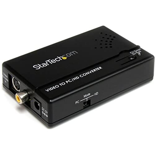 StarTech.com Composite and S-Video to VGA Video Scan Converter - composite to VGA - scan Converter - s-Video to VGA, TAA (VID2VGATV2) - Image 1
