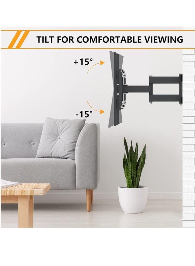 ELTRAZONE TV Stand/Television Stands for 26 75 Inch TV Wall Mount TV Stand with Rugged Double Arm Bracket Standard Load-bearing 26"-55" Maximum size 75 inch - Image 3