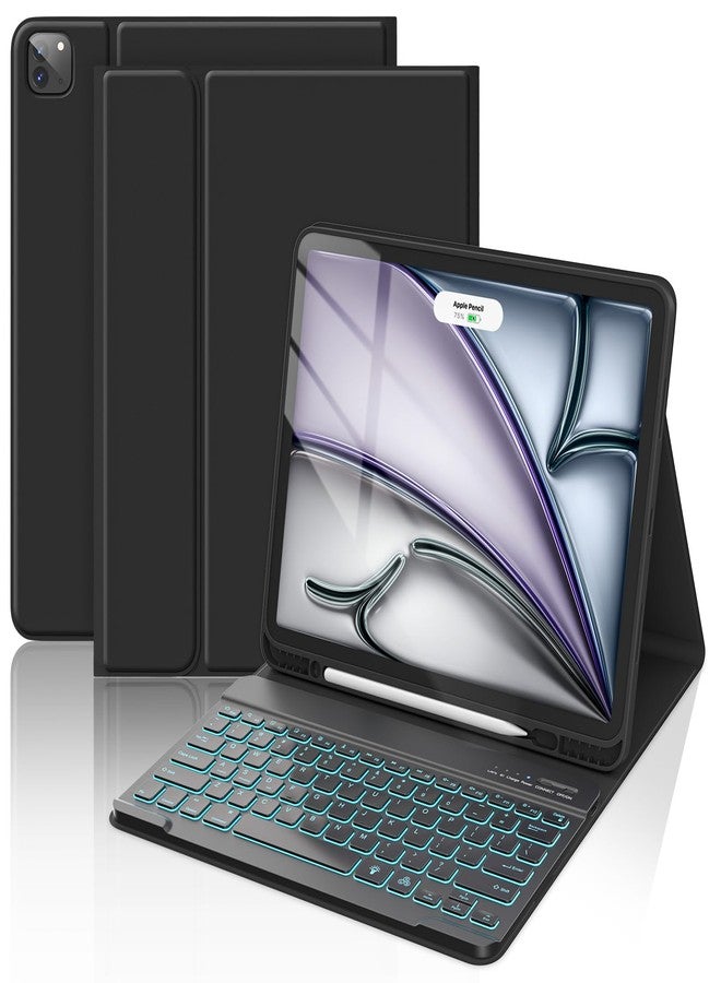 COO for iPad Air 13 Inch Case Keyboard (M3/M2, 2025/2024), Keyboard Case for iPad Pro 12.9 inch 5/6th Gen with Pencil Holder - Wireless Detachable Backlit Keyboard with Auto Sleep/Wake - Image 1