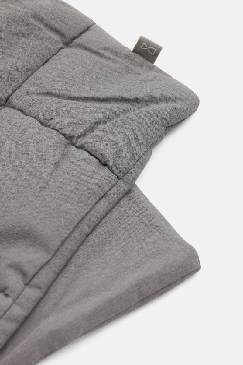 Muy Mucho Padded Cushion Cover 45 x 45 cm, Grey - Image 3