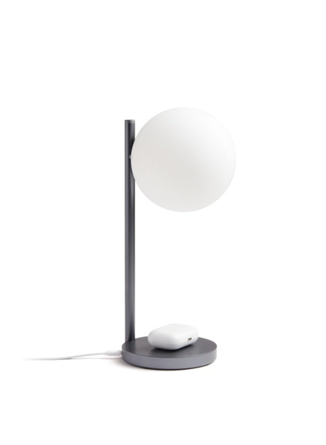 LEXON Bubble Desk Lamp With Built In Wireless Charger + 7 Lighting Colors And Touch Control - Image 3