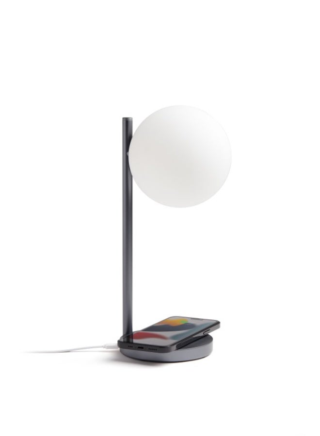 LEXON Bubble Desk Lamp With Built In Wireless Charger + 7 Lighting Colors And Touch Control - Image 2