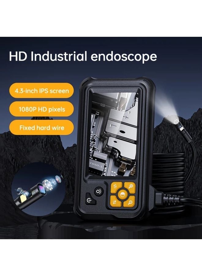 Generic 4.3 Inch HD Industrial Pipe Inspection Camera With Visual Probe 10m 8.5mm Lens - Image 2