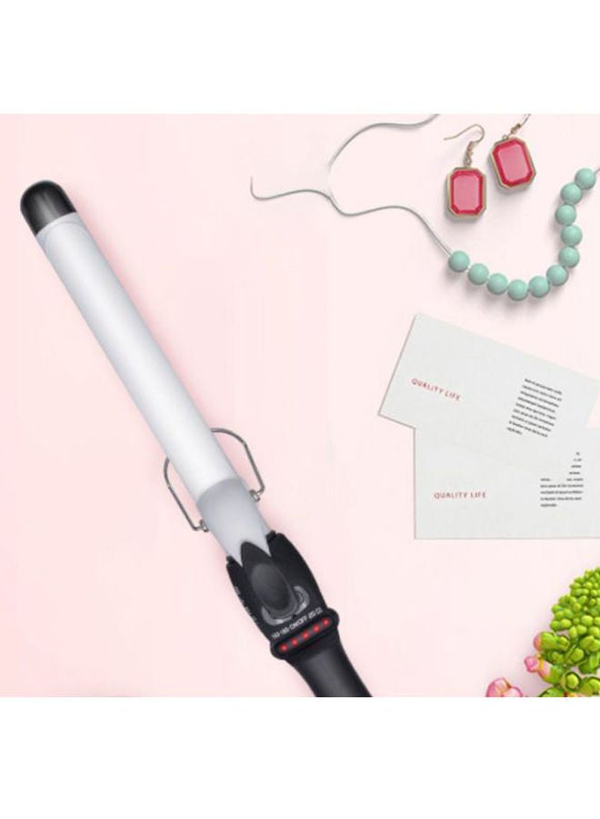 NIBEMINENT Professional Hair Curling Iron Black/White 37.5cm - Image 2