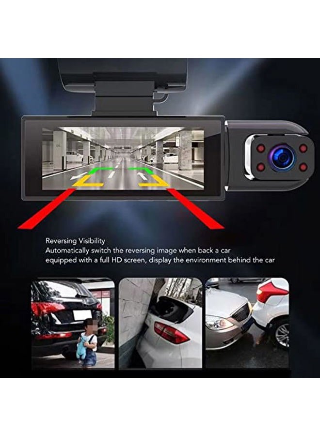 Goshyda Dash Cam Front and Rear, Cars 1080P FHD Dash Camera, Rotatable Dashcams Support Night Vision, Loop Recording, Reversing Visibility - Image 3