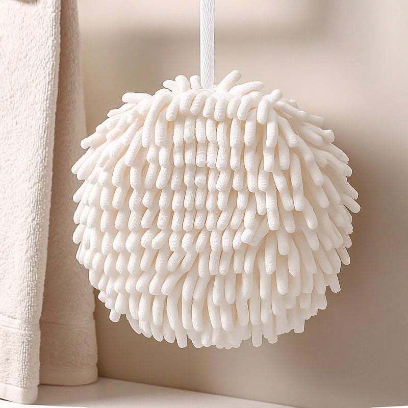 Hand Wipe Ball Chenille Soft Long Pile for Car Cleaning - Image 1