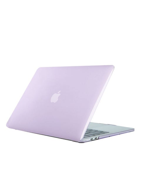Macbookair Ultra-Thin Transparent Protective Case Snap-On Design Apple Laptop Protective Case Shell Suitable For 13.3air A1932/A2179/A2337 (Purple)
