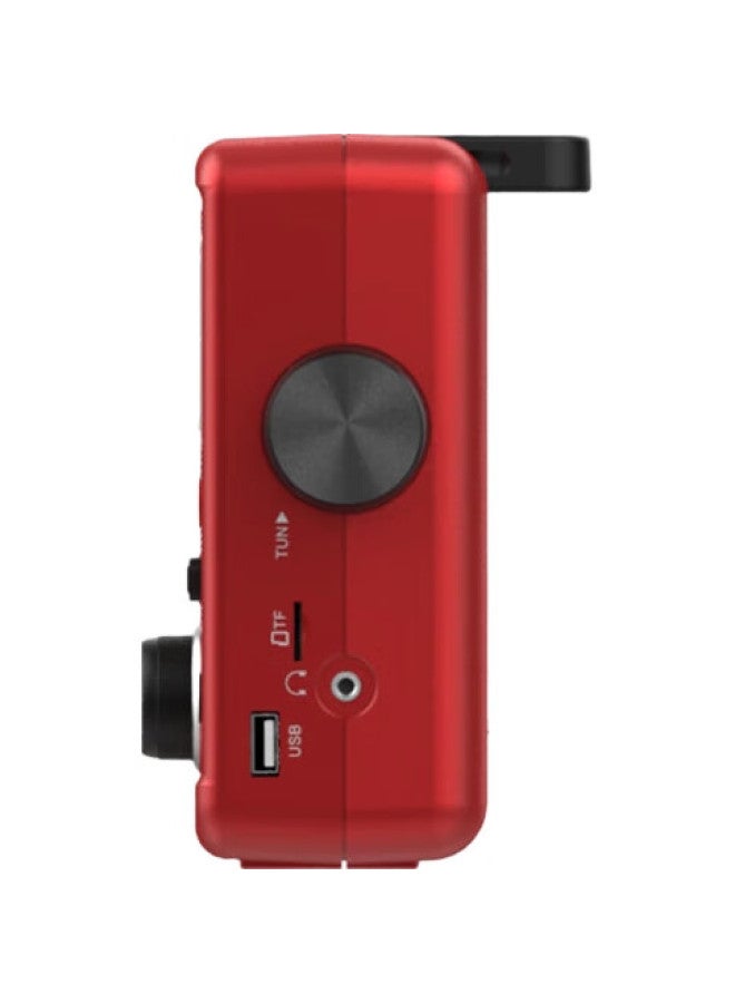 Panda Panda T-39 Digital Display Radio All-Band Desktop Player For Elderly, With Sd Card And Usb Drive Slots, Rechargeable Semiconductor, Red - Image 3