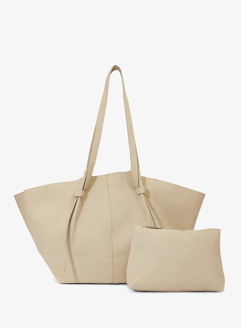 ايلا حقيبة توت من جلد السويد