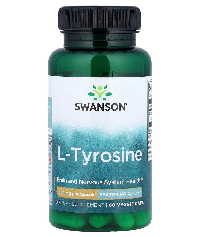 L-Tyrosine 500 mg 60 Veggie Caps