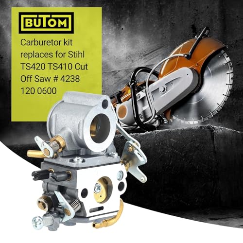 Butom TS420 TS410 Carburetor for STIHL TS 420 TS410Z TS420Z Concrete Cut-Off Saw 4238 120 0600 C1Q-S118 Carb with Filter Maintenance Kit - Image 2