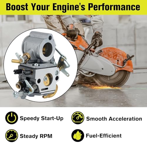 Butom TS420 TS410 Carburetor for STIHL TS 420 TS410Z TS420Z Concrete Cut-Off Saw 4238 120 0600 C1Q-S118 Carb with Filter Maintenance Kit - Image 3