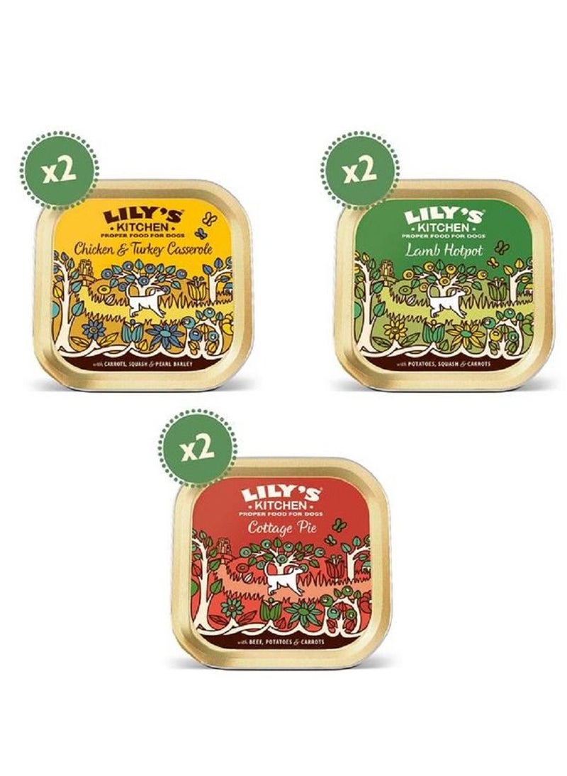 Lily's Kitchen - Classic Dinners Multipack Dog Wet Food 6 x 150g - Image 1