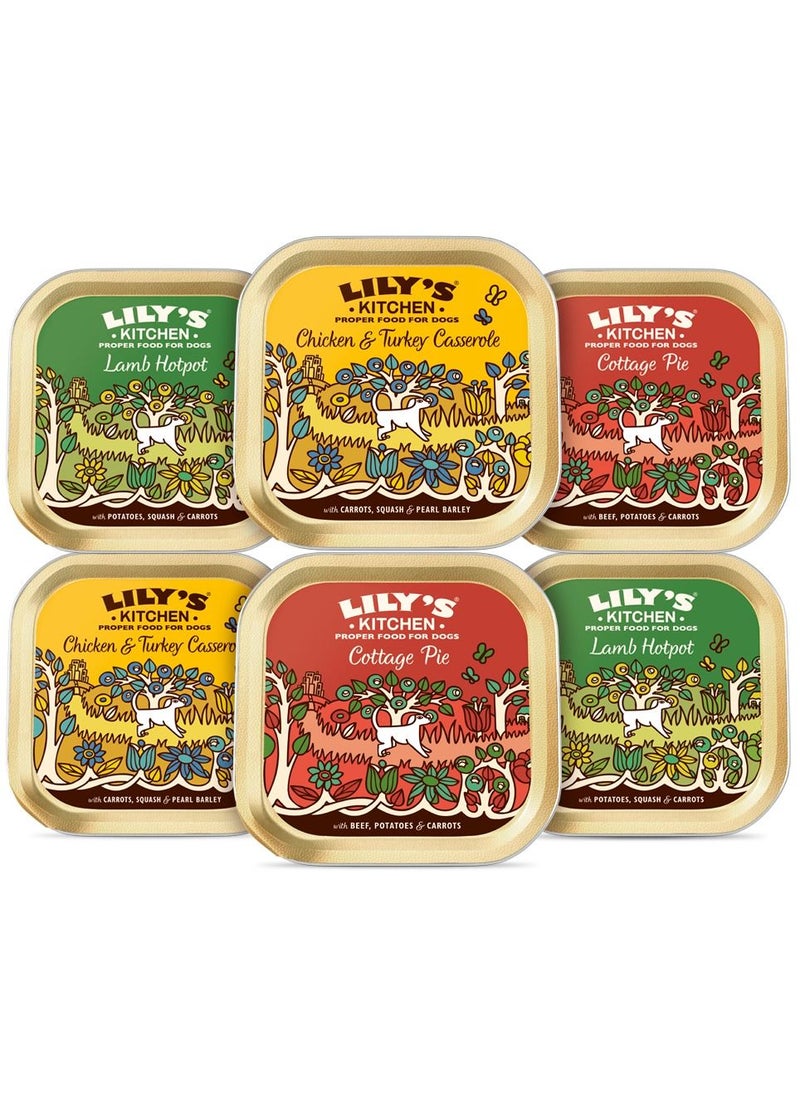 Lily's Kitchen - Classic Dinners Multipack Dog Wet Food 6 x 150g - Image 1