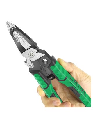Electrician Pliers, Needle Nose Pliers, 9 in 1 Multifunctional for Clamping, Screwing, Wire Stripping, Cable Cutting, Wire Cutting, Wire Opening, Wire Splitting Hand Tools - pzsku/ZB22892E679ECAB0E248CZ/45/_/1709013273/00b62681-4ad1-4f90-b9c0-85a4d48365fa