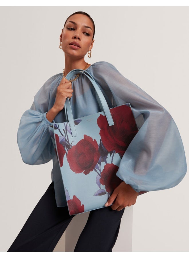 Ted Baker حقيبة أيقونية بطباعة ورد كبيرة - Image 3