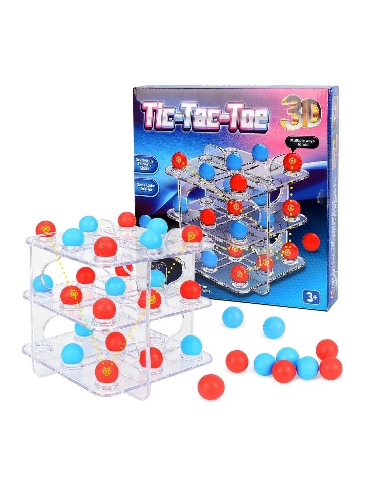 Premium Tic Tac Toe 3D Strategy Game – Multi-Level Ball Puzzle for Kids and Family - Image 1