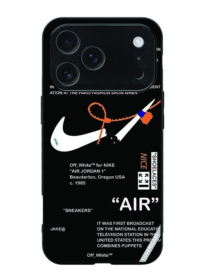 COVERSCART Protective Case Cover For Apple iPhone 17 Pro Max Nike Off Black Design Black