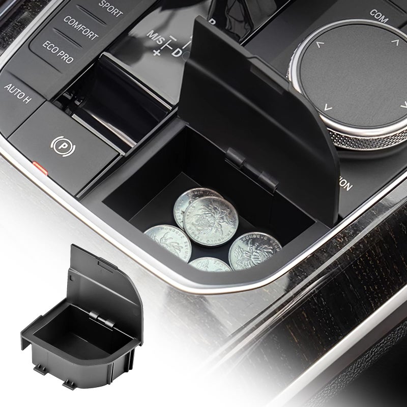 KUNGKIC for BMW 1 2 3 4 Series X3 X4 F40 F44 G20 G21 G22 G23 G24 G26 G01 G02 M4 G82 M3 G80 i4 i3 LHD Modification Car Center Console Gear Shift Lever Storage Box ABS Organizer Interior Accessories - Image 2