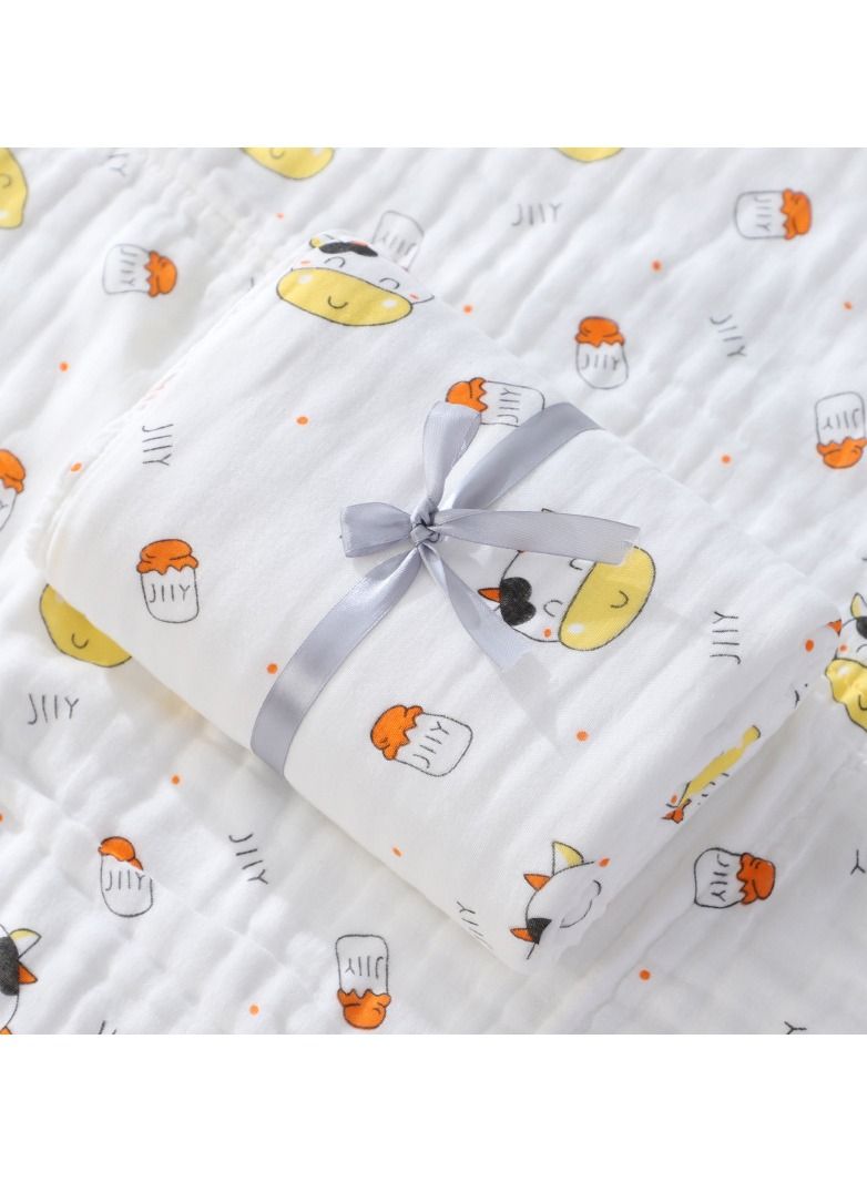 Loquat Pure Cotton Cartoon Printed Bath Towels