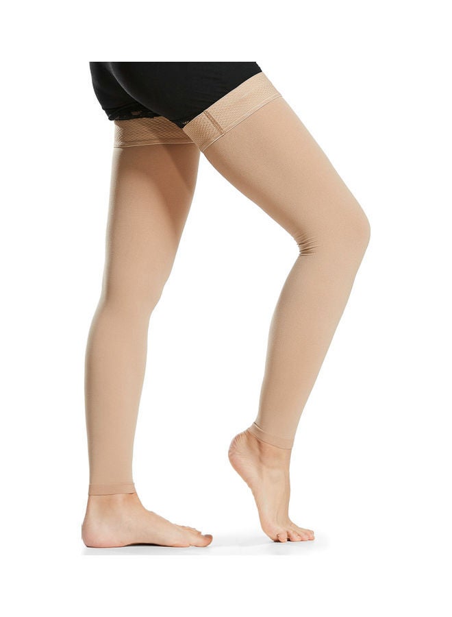 NIBEMINENT 1-Pair Thigh High Socks Stockings Compression Sleeves For Varicose Vein Swelling XL 23x2x15cm - Image 2