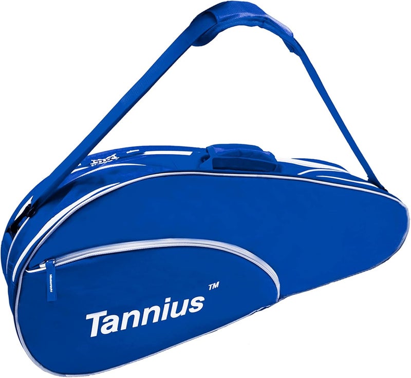 Tannius Tennis Racket Bag (3-5 Racquet), with Shoe & Phone Compartment and Protective Pad, Super Roomy and Lightweight Racquet Bag for Tennis, Badminton - Image 1