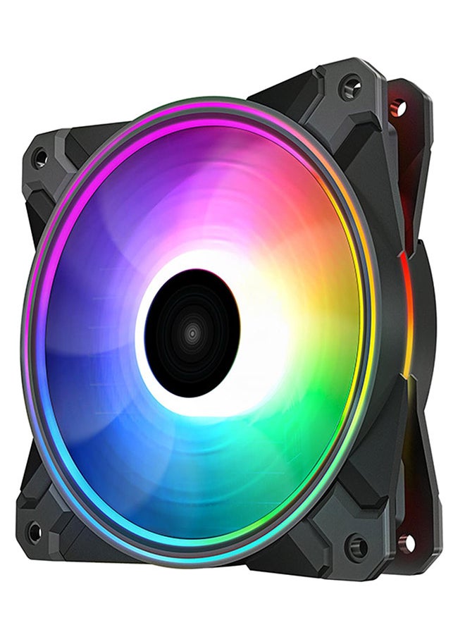 DEEPCOOL مروحة تبريد هيكل DEEPCOOL CF120 Plus 3 IN 1 RGB مقاس 120 مم | تدعم مزامنة اللوحة الأم A-RGB - DP-F12-AR-CF120P-3P  - Image 3