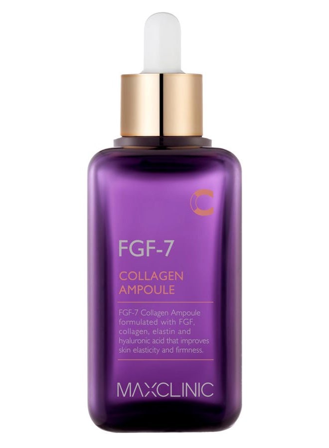maxclinic FGF-7 Collagen Ampoule | Firming Serum for Face w/ 3 Types of Collagen | Face Lifting Serum Ampoule Korean Skin Care (3.38 Fl. Oz) - Image 1