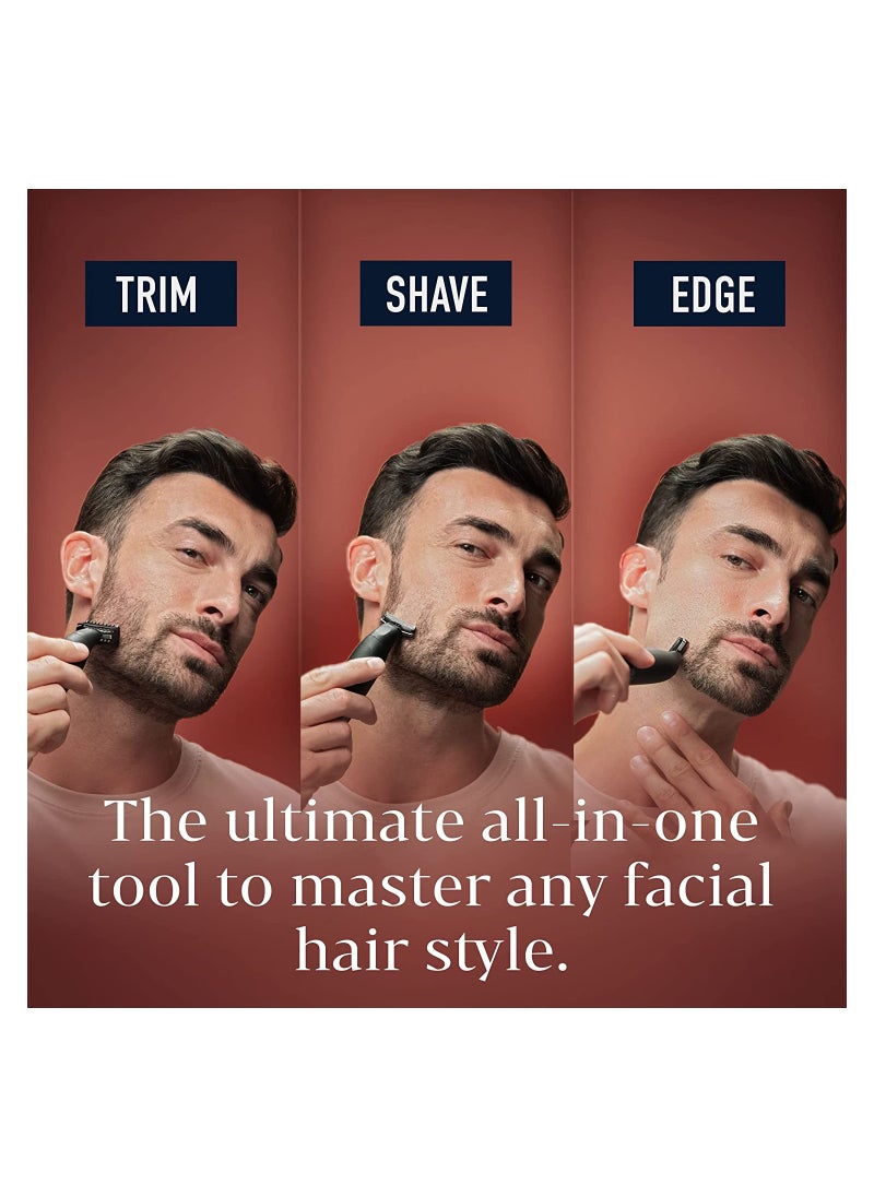 King C. Gillette King C Gillette Style Master Beard Trimmer Razor Refill with 4-Directional Metal Razor Blades 1 Cartridge  - Image 2