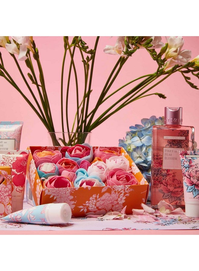 Heathcote & Ivory Florals Pinks And Pear Blossom Bathing Flowers In Sliding Gift Box  - Image 5