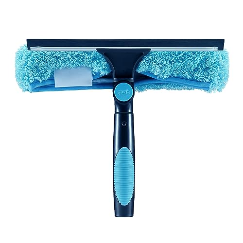 Hicavar 11" Window Squeegee and Microfiber Scrubber 2-in-1 Combo Cleaning Tools (Attachement Only) (1) - Image 1