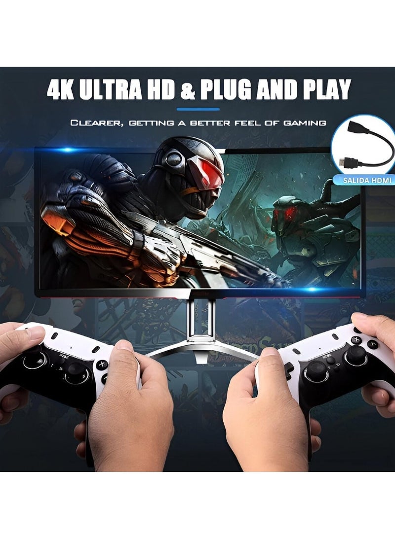 Retro Gaming Console + TV Stick SVP K8 Pro | 4K 64GB Storage | 40,000 Games & 15 Emulators (CPS, PS1, N64, MAME, NDS, DC, FC, GB, GBA, GBC, MD, SFC, Atari, SNES, NES)  - Image 2