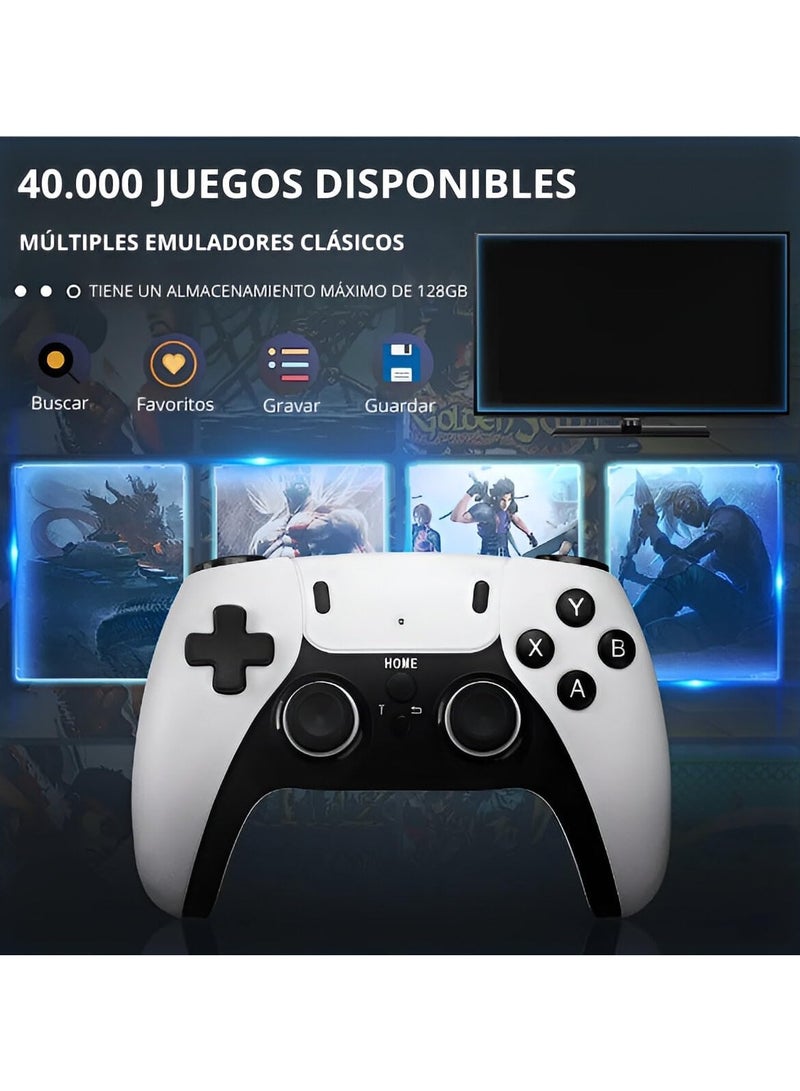 Retro Gaming Console + TV Stick SVP K8 Pro | 4K 64GB Storage | 40,000 Games & 15 Emulators (CPS, PS1, N64, MAME, NDS, DC, FC, GB, GBA, GBC, MD, SFC, Atari, SNES, NES)  - Image 3