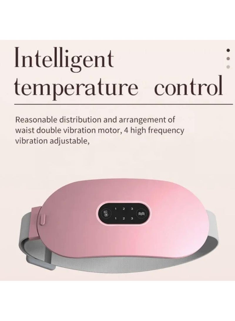 Heating Pads for Cramps, Latumab Cordless Portable Menstrual Heating Pad, Fast Period Pain Relief Heating Pad (Pink) - Image 1