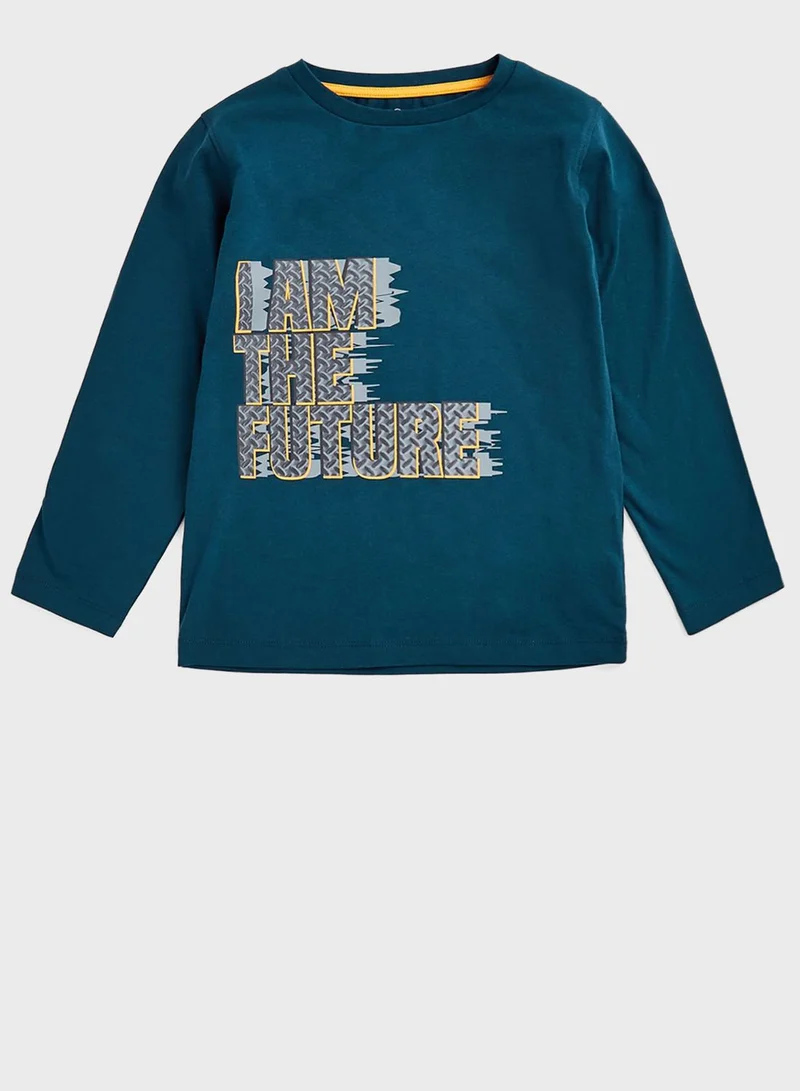 mothercare Kids 3 Pack Printed T-Shirt