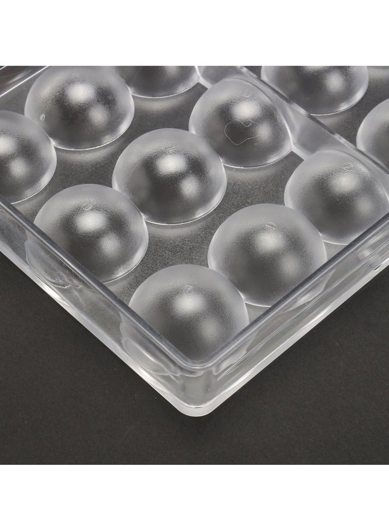 GoodTool Chocolate Candy Mold Clear Candy Mold 24 Grid Polycarbonate Chocolate Mold 3D Chocolate Mold for Ice Cubes Chocolate Mold DIY Cookie - Image 5