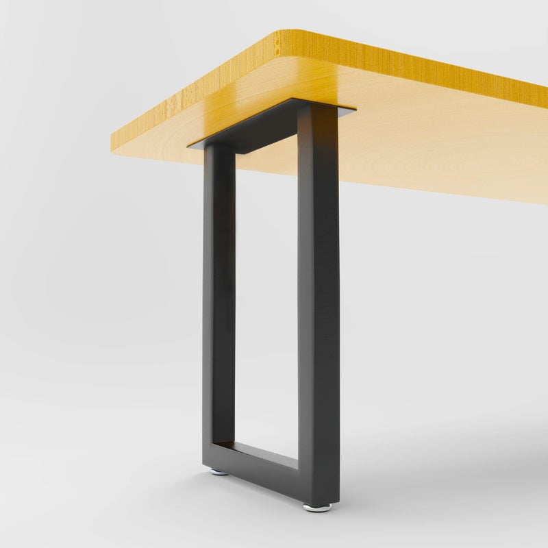 Luffioner Luffioner Metal Table Legs 28 InchTable Legs Replacement Heavy Duty Square Tube Desk Legs Furniture Legs for Coffee Table Dining Table 