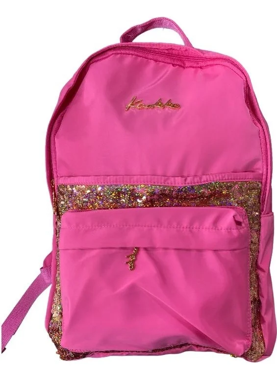 كاوكو Tüftürük Sequined Girls School Backpack (Domestic Production) 748526