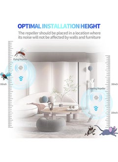 MarlaMall 6 pack electronic ultrasonic pest repellers, plug-in, for mosquitoes, insects, cockroaches, rats, spiders and ants  - Image 3