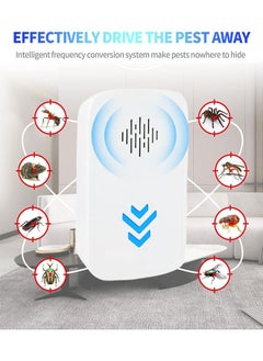 MarlaMall 6 pack electronic ultrasonic pest repellers, plug-in, for mosquitoes, insects, cockroaches, rats, spiders and ants  - Image 2