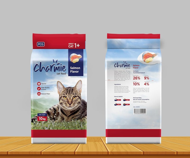 Charmie Dry Cat Food - Salmon Flavor - Image 3