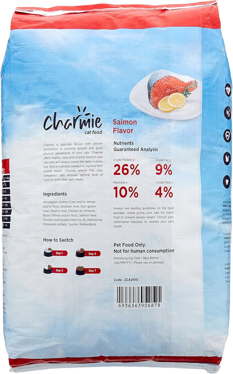 Charmie Dry Cat Food - Salmon Flavor - Image 4