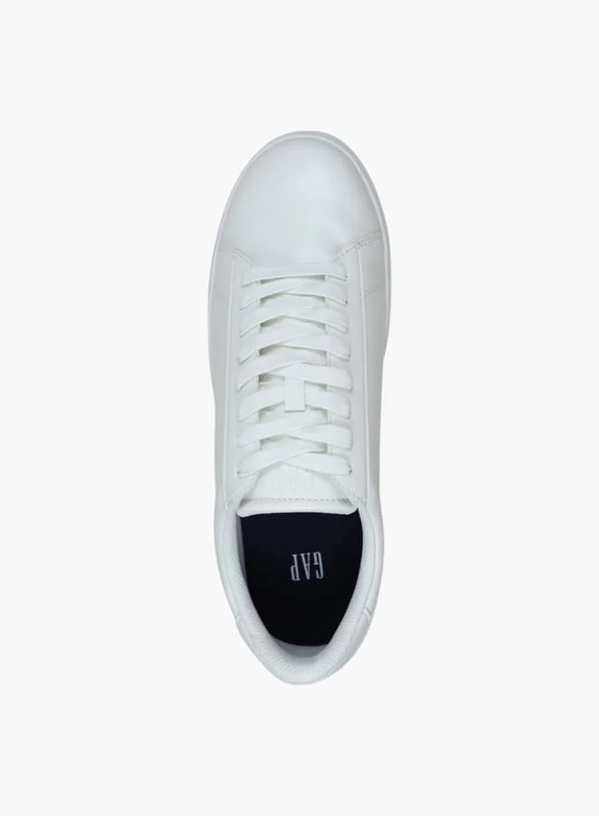 GAP Men's Panelled Sneakers with Lace-Up Closure - MEMPHIS