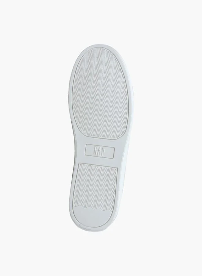 GAP Men's Panelled Sneakers with Lace-Up Closure - MEMPHIS