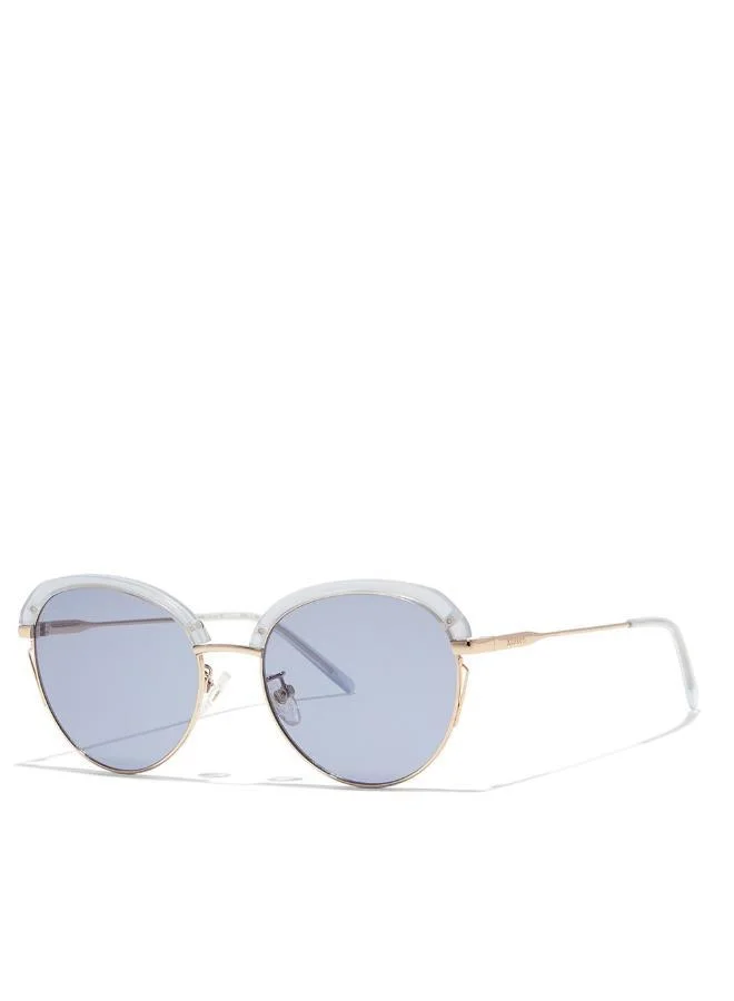 30Sundays 30Sundays TULIP,Women Sunglasses, Geometric Sunglasses, UV Protection: UV400 (Blue,Blue)