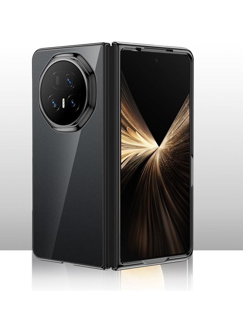 general Case Compatible Honor Magic V5 5G, Slim Plated PC Clear Transparent Phone Case Honor Magic V5 Shockproof Protective Hard Case